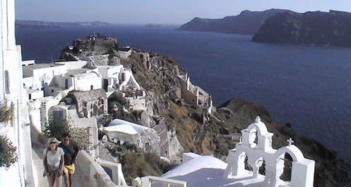 Santorini - Greek island lovers vacation